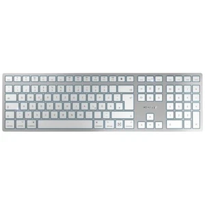 CHERRY KW 9100 SLIM FOR MAC Kabellos Tastatur Deutsch, QWERTZ Weiß - Bild 1 von 7