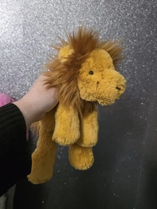 Jellycat Smudge Lion Medium With Tags Rare Retired 🧡 - Picture 1 of 5