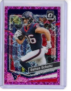 Donruss Optic Dalton Schultz Pink Velocity Prizm #4/79 Texans 2023 - Imagen 1 de 2