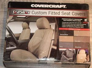 Covercraft  SEATSAVER  SS8395PCGY Custom Polycotton Grey  Seat Cover - Picture 1 of 4
