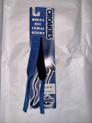 Retenedor de gafas croakies 'vino'. nuevo con etiquetas Marcos de correa para gafas de sol NUEVO Foto 1 de 2