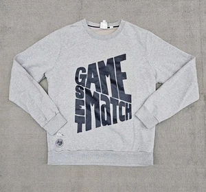 Lacoste Men's Sport Roland Garros Edition Sweatshirt Large Gray Crew Neck - Picture 1 of 9