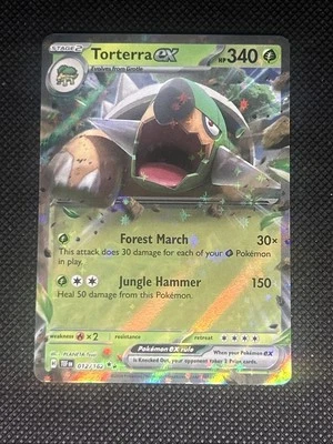 Torterra ex 012/162 Pokemon Sv05: Temporal Forces Holo - Image 1 of 2