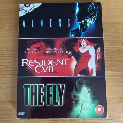 Aliens/Resident Evil/The Fly DVD (2004) Sigourney Weaver, Anderson (DIR) cert - Image 1 of 4