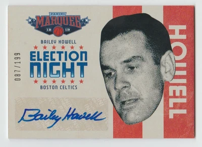 Bailey Howell 2012-13 Marquee ELECTION NIGHT Autograph #24 SP AUTO #087/199 - Image 1 of 2