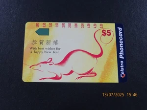 Australian phonecard - $5 Chinese New Year - Picture 1 of 2