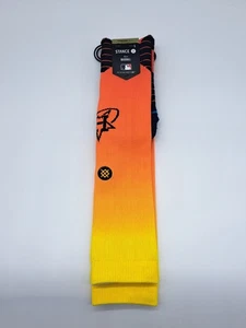 Calze da baseball Stance MLB City Connect HOUSTON ASTROS OTC grandi 9-13 L nuove - Foto 1 di 5