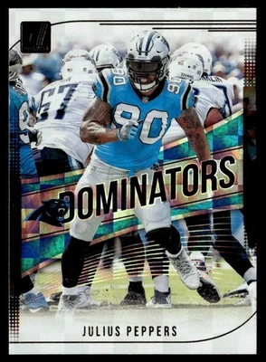 2018 Donruss Dominators Julius Peppers Carolina Panthers #D-38 - Image 1 of 2
