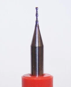 #73 (.0240")  2 FLUTE MICRO CARBIDE ENDMILLS - LONG FLUTE 1600.0240.120B1 - Picture 1 of 2