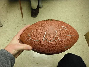 ATLANTA FALCONS SEAN WITHERSPOON SIGNED FOOTBALL RARE ROOKIE HOT - Picture 1 of 1
