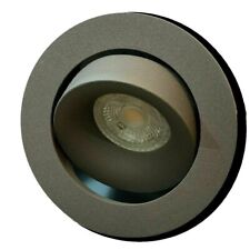  Downlights Ceiling Spotlight  Grey GU10 Tilt Directional Recessed 105mm