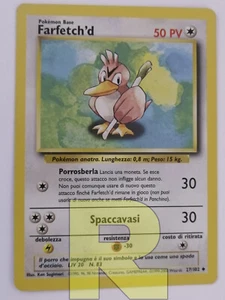 Farfetch'd ® Set Base 27/102 ® Non Comune ® Pokemon ® Italiano ® Good- - Picture 1 of 4