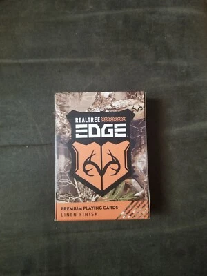 Realtree Edge Camoflauge Premium Playing Cards Deck Poker Size Linen Finish - Image 1 of 4