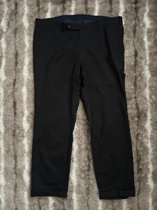 Incotex Super 130er Standardpassform Wollhosenhose in anthrazitschwarz Gr. 40 - Bild 1 von 6
