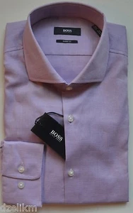 NWT Hugo Boss Black Label By Hugo Boss Sharp Fit Micro Checks Dress Shirt - Picture 1 of 9