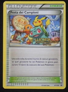 CHAMPIONS FESTIVAL XY176 - POKEMON WORLD CHAMPIONSHIPS 2016 PROMO CARD ITALIAN - Picture 1 of 21