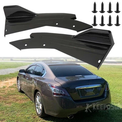For Nissan Maxima Rear Bumper Lip Spoiler Splitter Diffuser Canard Body Kits — 第 1/4 张图片