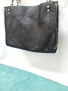 American Leather Co. Lenox Triple Entry Satchel Embossed NWT msrp $195.00 - Picture 1 of 23