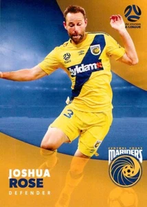 2017 2018 CENTRAL COAST MARINERS A-League Card JOSHUA ROSE - Picture 1 of 2