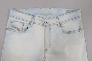 Pantalones de mezclilla para hombre Diesel SLEENKER elásticos ajustados azules W32 L33 lavado 0829I - Imagen 1 de 11