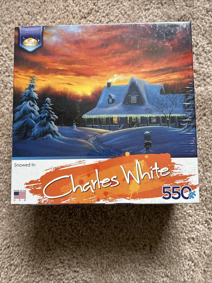 Головоломка Charles White Snowed In (550 шт. НОВАЯ в коробке) - Изображение 1 из 4