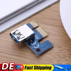 PCIe X1 Adapter PCI E 1X to USB 3.0 Female for PCI Express Riser Mining DE - Bild 1 von 8