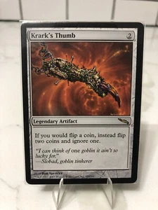 Krark's Thumb Mirrodin Regular Magic: The Gathering 🔥 Light Play! - Picture 1 of 2