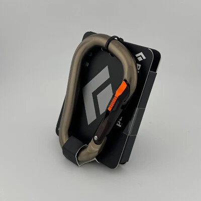 Mosquetão Magnetron RockLock Black Diamond novo, não usado (laranja) - Imagem 1 de 3