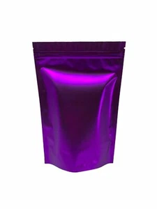 QTY 10 - Smell Proof Mylar Bags Aluminum Foil Pouch Resealable Zip Lock 3" x 5" - Picture 1 of 7