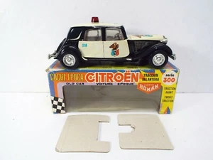 VINTAGE BOWMAN SPANIEN CITROEN II POLIZEIAUTO BATTERIEBETRIEBEN SPIELZEUG VERPACKT (AM61) - Bild 1 von 9