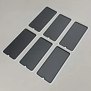 PHONE SCREEN (6 PACK!) Privacy Screen for Samsung A70 Black Rim - Picture 1 of 7