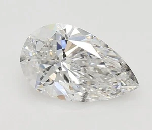 2.10 Cts PEAR Cut IGI CERTIFIED LAB GROWN CVD Diamond F Color SI1 Clarity - Picture 1 of 12