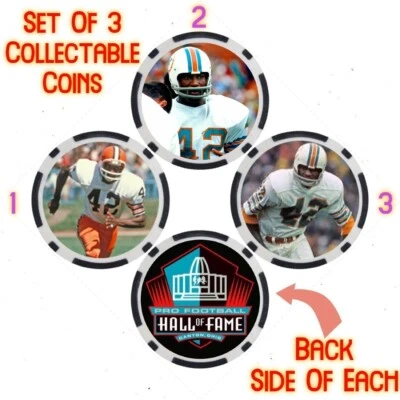 PAUL WARFIELD - PRO FOOTBALL HALL OF FAME - COLLECTABLE COIN SET - Image 1 of 2