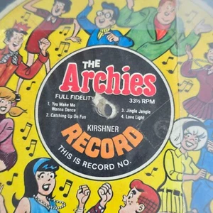 Vintage Cereal Box Records – The Archies 1969 #1 #4 Cereal Box cut-out record - Picture 1 of 5