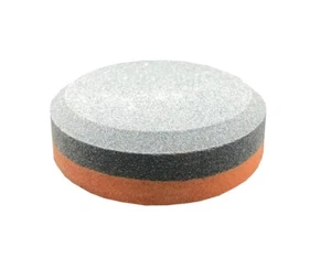 AXE KNIFE RAZOR BLADE MACHETE TOOL SHARPENING DOUBLE SIDED WHETSTONE PUCK STONE - Picture 1 of 5