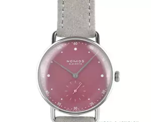 NOMOS Metro 33 Mute Red NM1123(1123) Manual Winding Women's Watch "NEW" - Picture 1 of 7