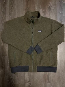 Patagonia Jacket Mens 2Xl Woolyester Fleece Olive Green - Picture 1 of 5