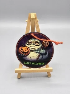 STAR WARS JABBA LA CAPANNA CON ZUCCA METALLO HAPPY HALLOWEEN ORNAMENTO/MINI INSEGNA - Foto 1 di 1