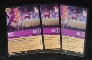 Alice - Tea Alchemist - 35/204 (SR) Disney Lorcana Into the Inkland X3 - Picture 1 of 3