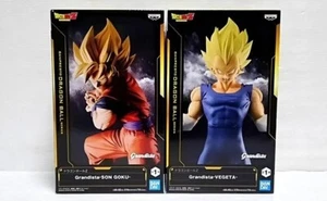 BANPRESTO DRAGON BALL Z Grandista SON GOKU VEGETA Super Saiyajin Figura Juego de 2 - Imagen 1 de 3