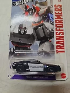 Hot Wheels Transformers Rare Ford Mustang GT To Punish and Enslave - Picture 1 of 4