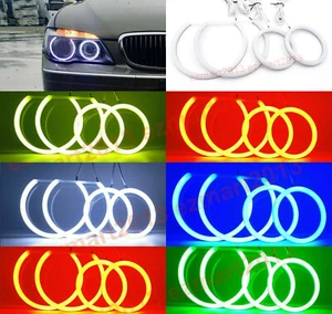 cotton RGB halo ring BMW E65 E66 06-08 Xenon Headlight angel eye lamp DRL lamp - Picture 1 of 17