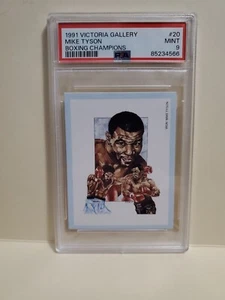 Mike Tyson 1991 Victoria Gallery Boxing Champions #20 PSA 9 Mint - Picture 1 of 2