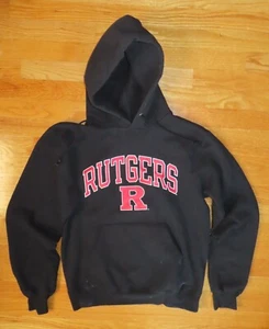 Vintage Champion Label - RUTGERS SCARLET KNIGHTS (SM) Hooded Sweatshirt - Picture 1 of 4
