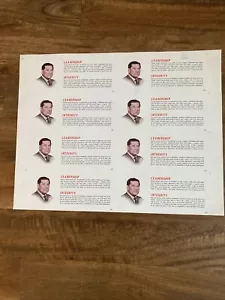 Hoja de corte de póster Frank Rizzo “Integridad de liderazgo” - Imagen 1 de 7