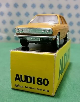 AUDI 80 GL  Promo  -  Vintage Scala 1/43  , Schuco  Made in Germany 1972 - Immagine 1 di 4