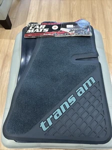 NOS VTG 1982-1992 Plasticolor Floor Mats BLUE Pontiac Trans Am RETRO +SUPER NICE - Picture 1 of 11
