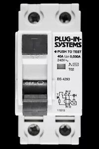 SISTEMI PLUG-IN 40 AMP 30A DOPPIO PALO RCD TIPO AC 11819 - Foto 1 di 6
