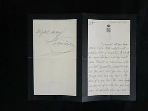 Deutsche Prinzessin Luise von Preußen signed Autogramm Royal Germany Brief Royalty - Bild 1 von 12