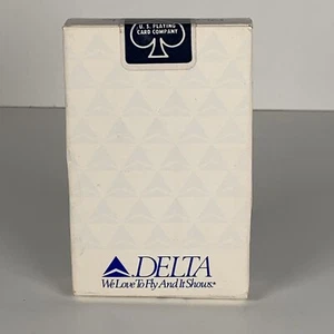 Vintage Delta Airlines Playing Cards Deck Sealed Unopened - Free Shipping- - Picture 1 of 7